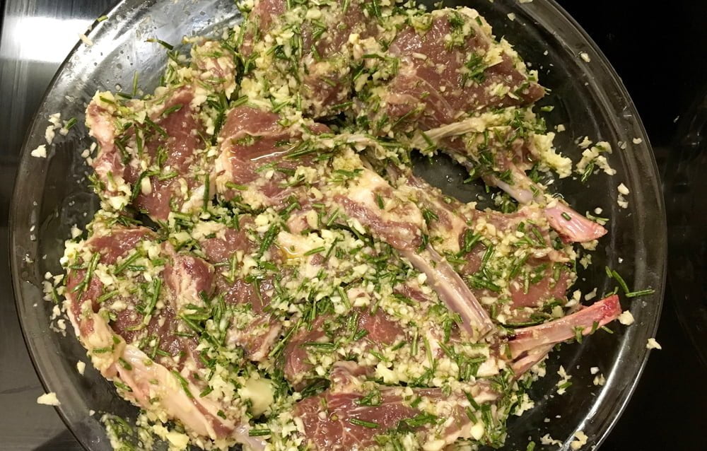 Grilled Rosemary and Garlic Lamb Chops