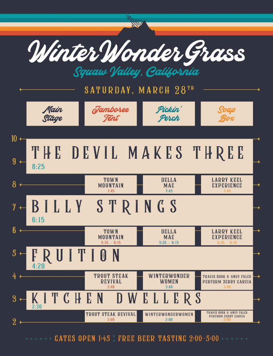 ANNOUNCING WinterWonderGrass California Schedule is Here The