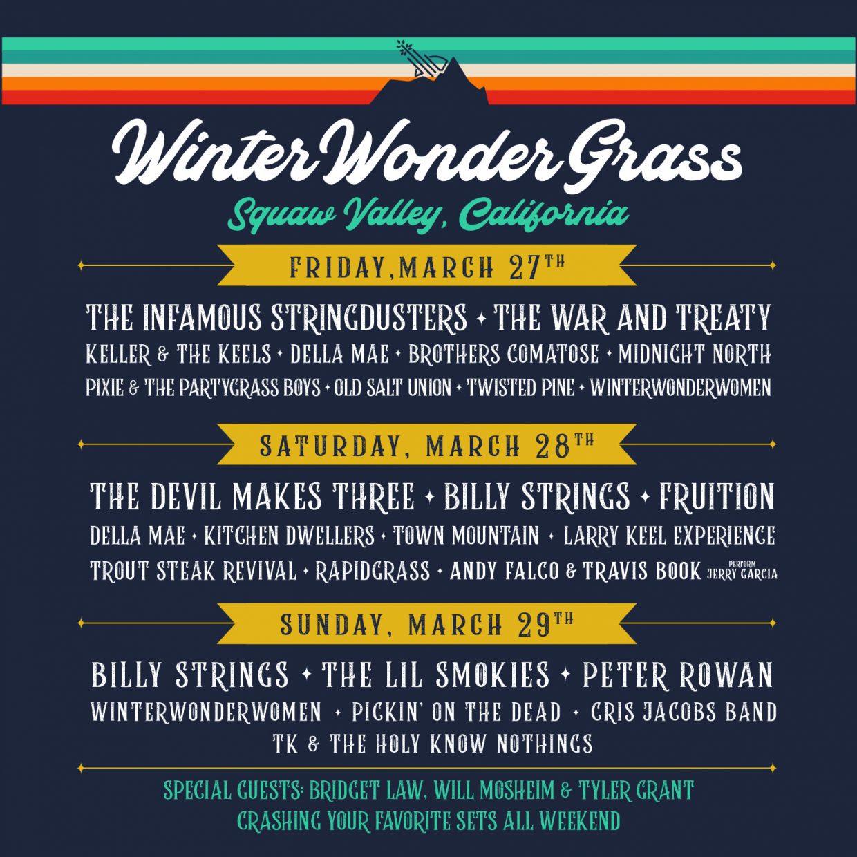 ANNOUNCING WinterWonderGrass California Schedule is Here The